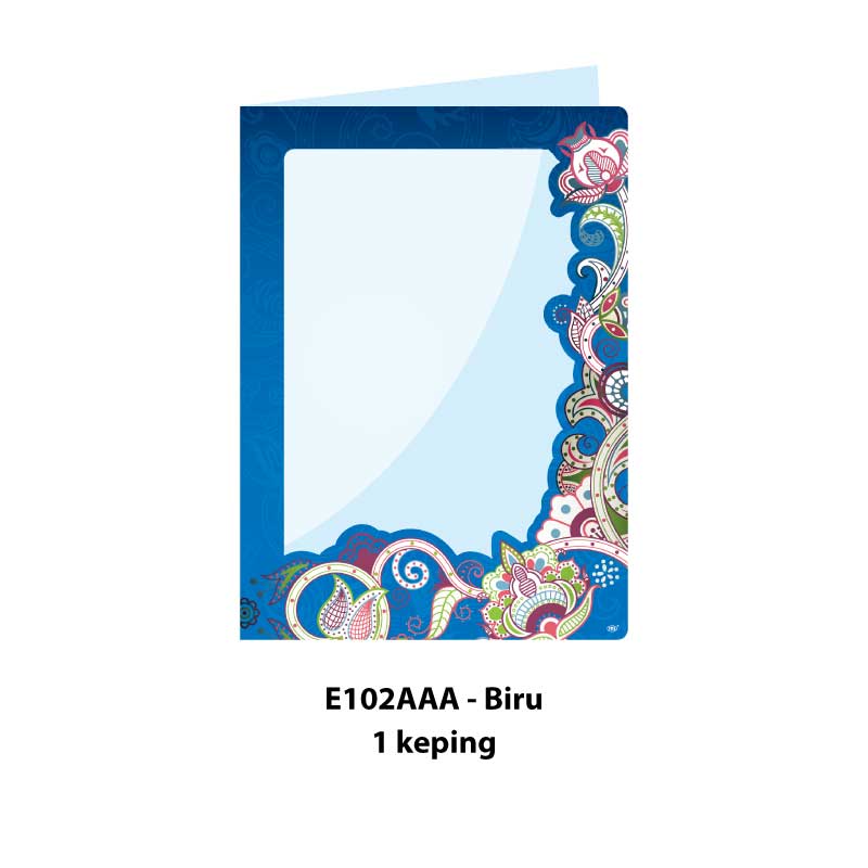 Folder Sijil Premium (Window + PVC) - Rekaan Batik - Image 2
