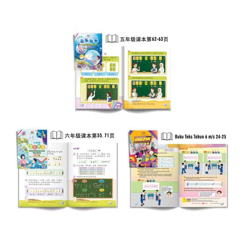 Set Penggantung Ciptaan Irama & Melodi - 音乐创作教学挂袋 - Image 2