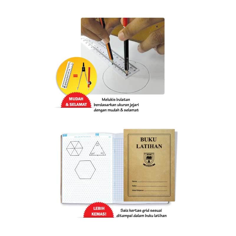 Kit Lukisan Geometri - 几何图形绘制套 - Image 2