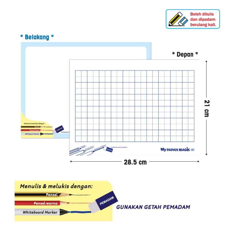 MyPapan Magik Pembelajaran Nombor - 数学习写魔法板