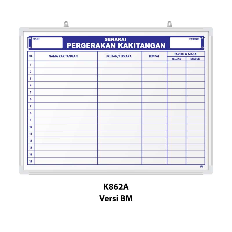 Papan Senarai Pergerakan Kakitangan - Image 2