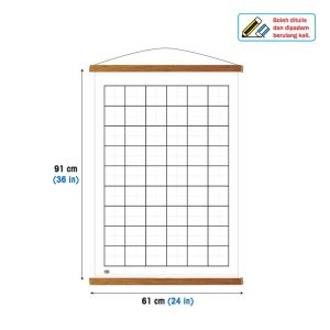 Papan Gulung Pengajaran Nombor - 可卷式数字教学白板