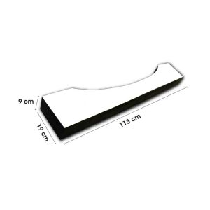 Papan Penahan Mudah Alih - 便携式铅球抵趾板 - Portable Shot Put Toe Board