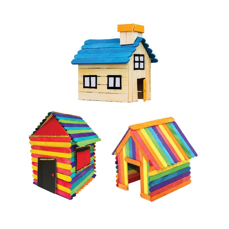 Set Penghasilan Rumah Mini Kreatif - 创意迷你小屋材料包 - Image 2