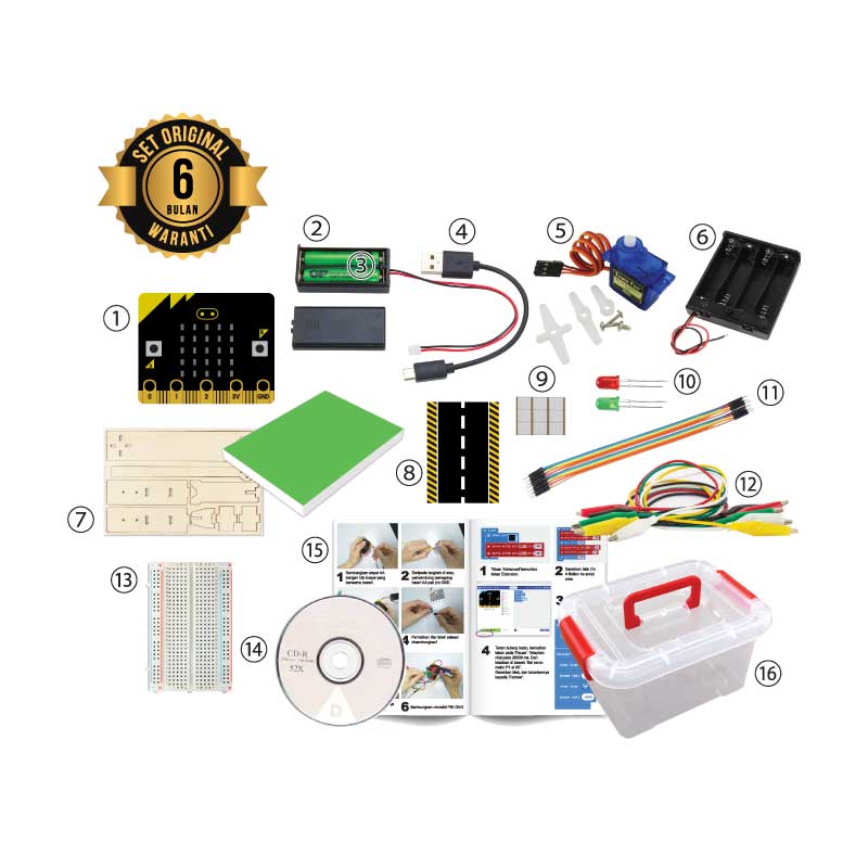 Kit Model Pagar Keselamatan micro:bit - Image 2
