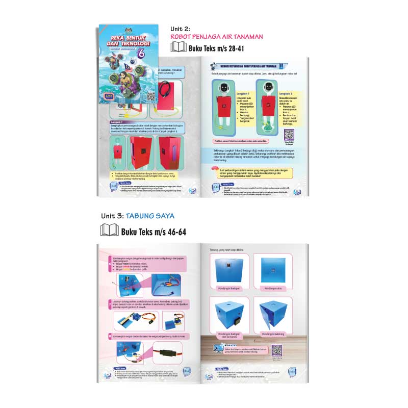 PAPAN UNO - Set Penghasilan Robot Penjaga Air Tanaman & Tabung Saya - Image 3